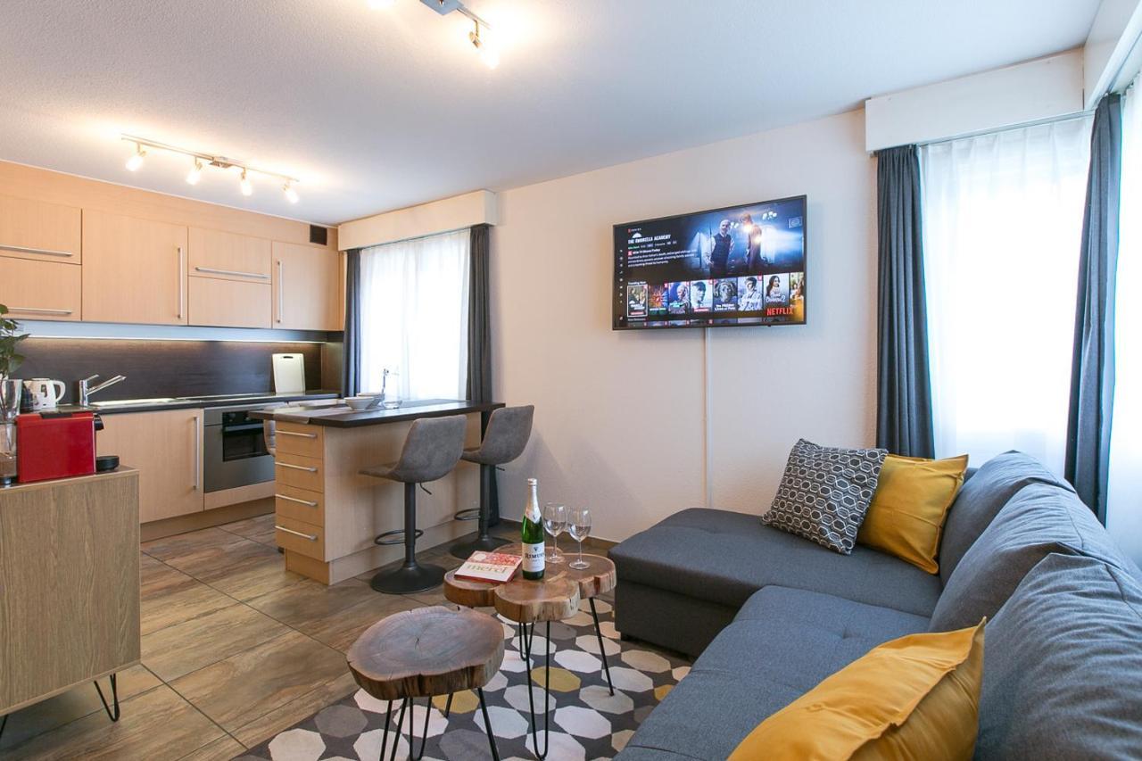 Spirit Apartments - Studio 2 - Kueche - Parkplatz انغلبرغ المظهر الخارجي الصورة